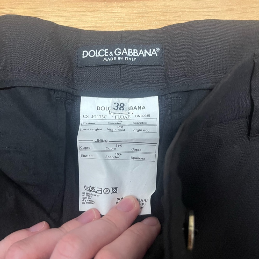 Dolce & Gabbana Black Trousers - Picture 3 of 5